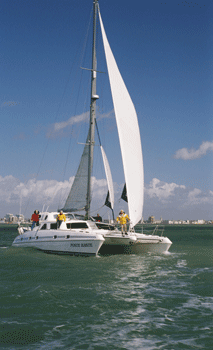 yacht charter solent sailing off Portsmouth